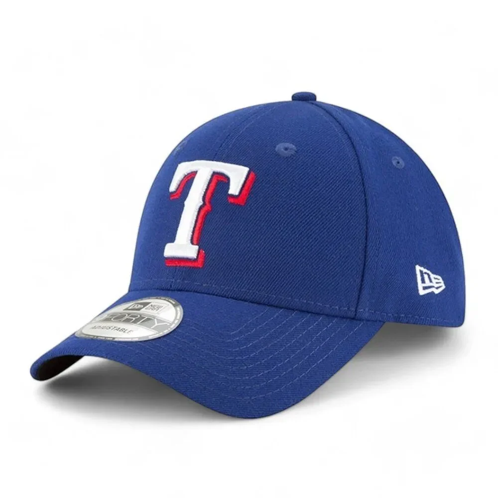 Texas Rangers New Era Youth 9FORTY Blue Adjustable Game Day Baseball Hat Cap